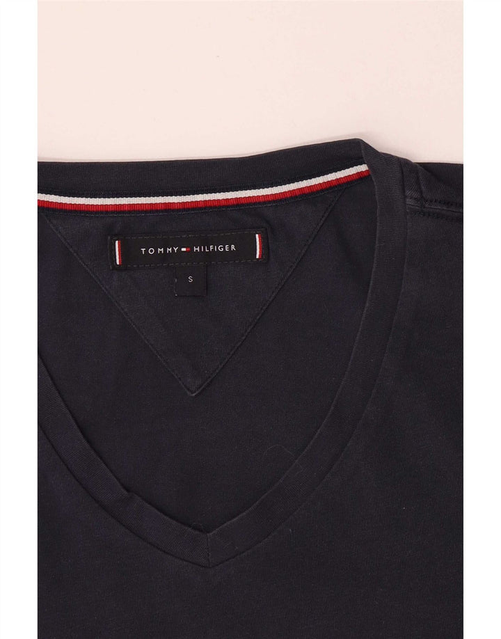 T-shirt da uomo a maniche corte con vestibilità regolare Tommy Hilfiger Top Small Blu Navy