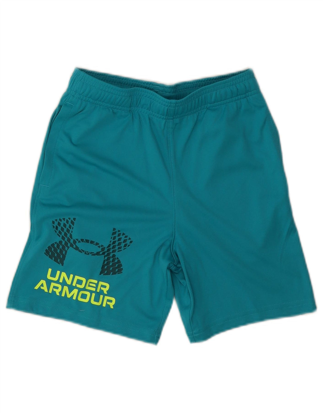 Pantaloncini sportivi grafici da ragazzo Under Armour 9-10 anni in poliestere blu medio