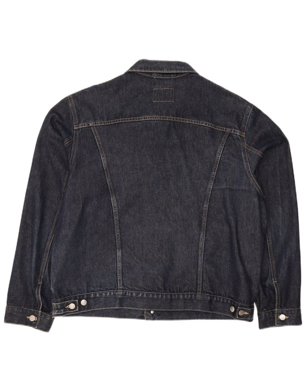 RIFLE Giacca in denim da uomo UK 44 2XL Cotone blu