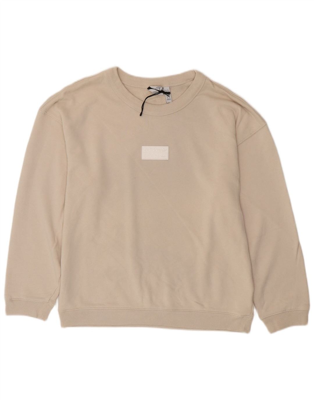 Felpa Adidas Uomo Maglione Cotone Beige Medio