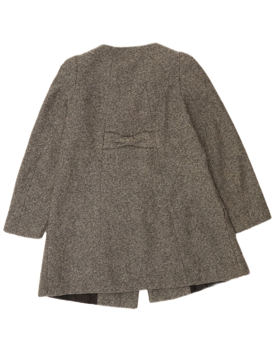 Cappotto doppiopetto da donna Zara UK 8 piccolo poliestere grigio