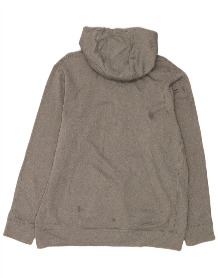 Felpa con cappuccio grafica Nike Baylor Bears da uomo, grande, in poliestere grigio