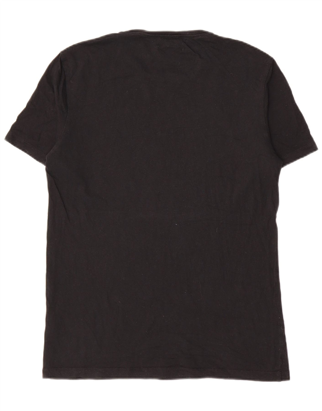 T-shirt regolare da uomo Cos Top piccola in cotone nero
