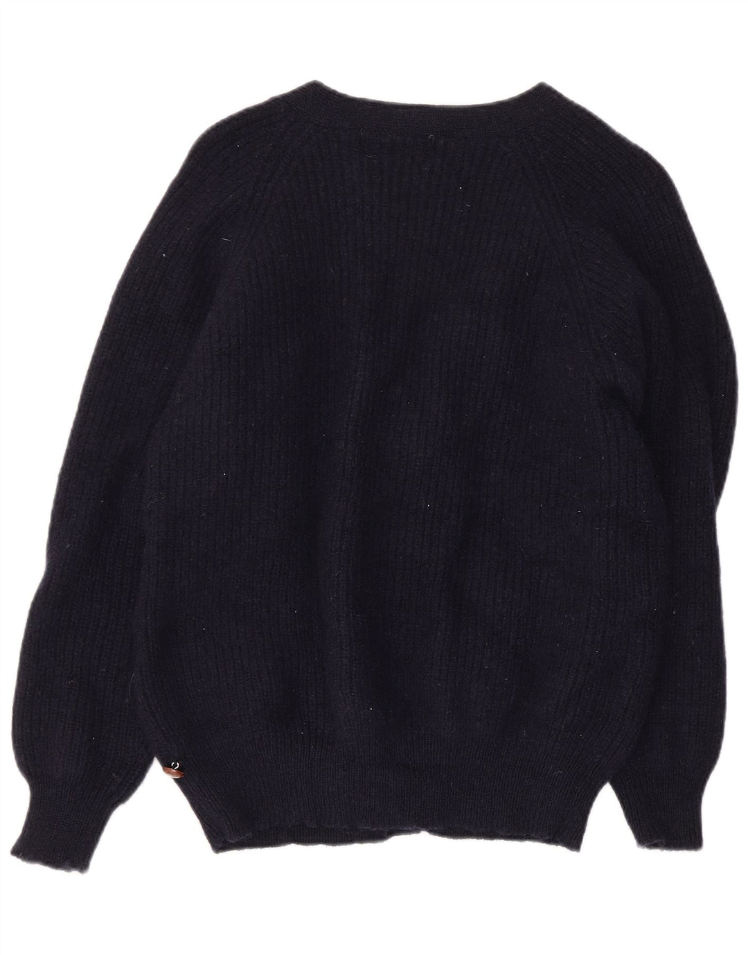 Maglione cardigan da donna AMERICA IT 52 2XL Lana blu navy