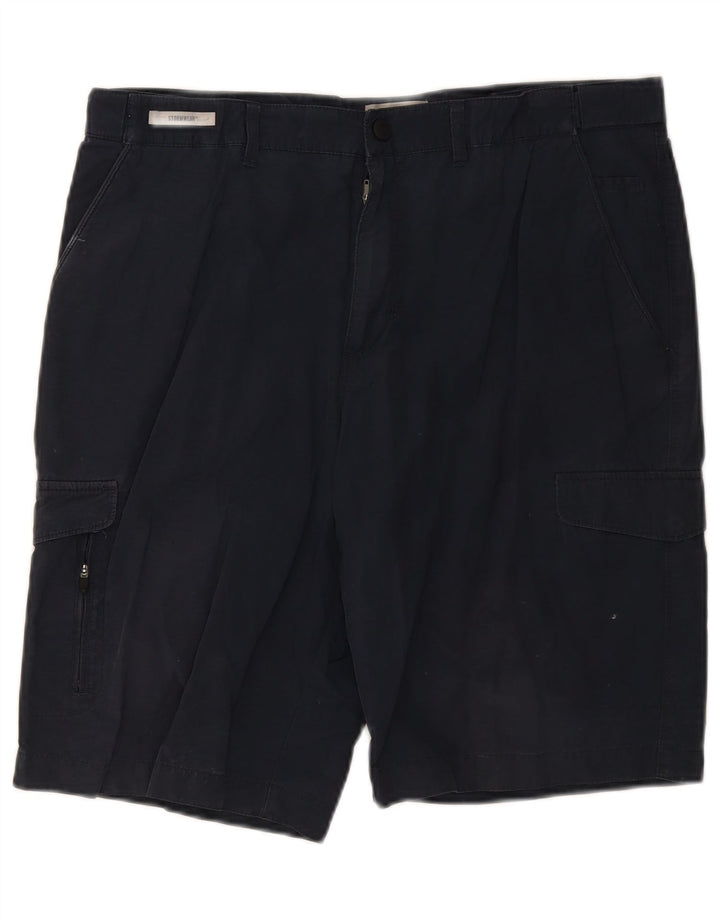 Pantaloncini cargo da uomo Marks & Spencer W36 grandi blu navy