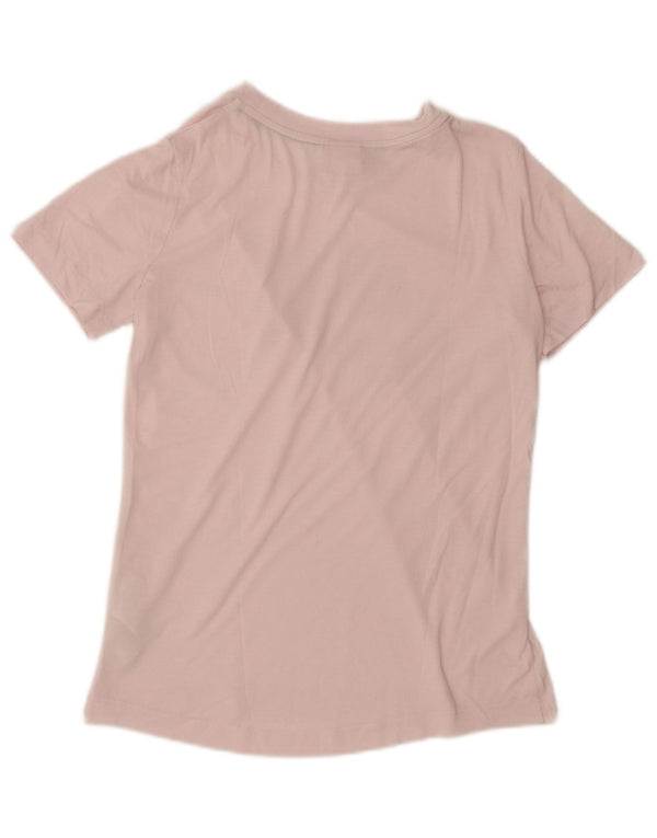 T-shirt grafica da donna Nike Top UK 6 XS poliestere rosa