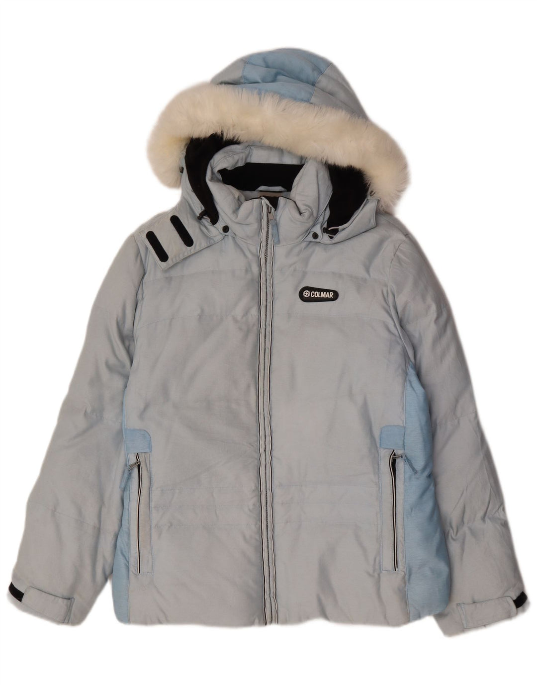 Giacca da sci con cappuccio da donna Colmar EU 42 Large Blu Colourblock