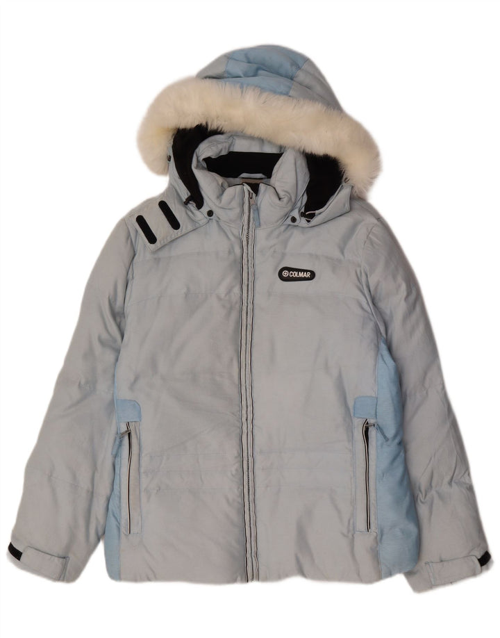 Giacca da sci con cappuccio da donna Colmar EU 42 Large Blu Colourblock