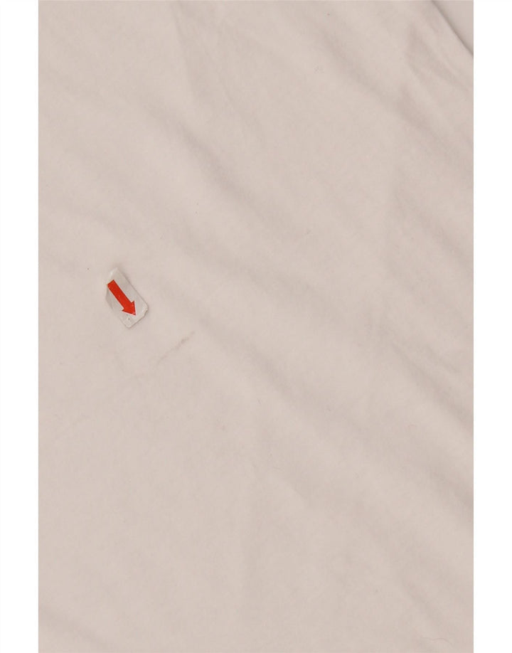 T-shirt grafica da uomo Carrera Top in cotone bianco medio