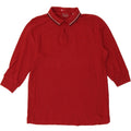 LOTTO Mens 3/4 Sleeve Polo Shirt Medium Red Cotton Vintage Lotto and Second-Hand Lotto from Messina Hembry 