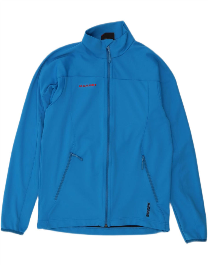 MAMMUT Mens Tracksuit Top Jacket Medium Blue Polyester Vintage Mammut and Second-Hand Mammut from Messina Hembry 