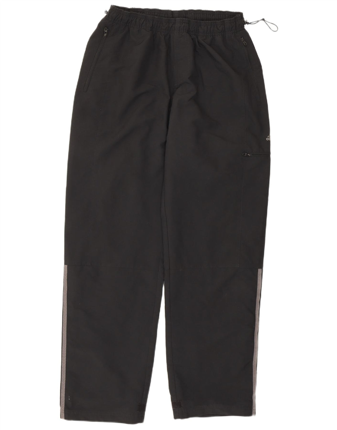 Pantaloni da tuta da uomo Adidas Large neri in poliestere sportivo