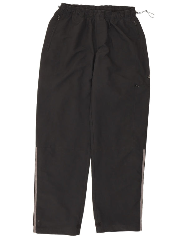 Pantaloni da tuta da uomo Adidas Large neri in poliestere sportivo