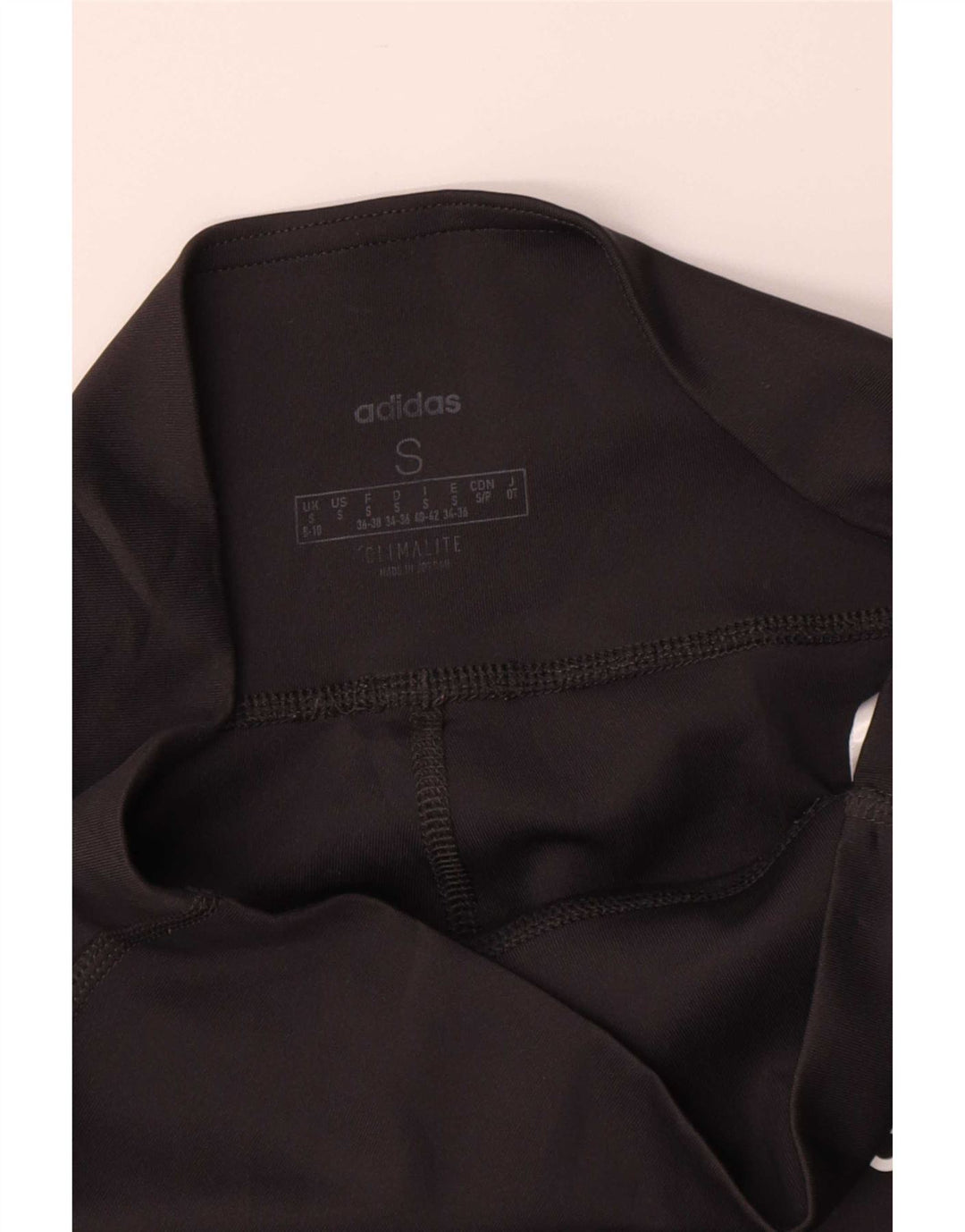 Leggings Adidas Climalite da donna UK 8/10 Piccolo poliestere nero