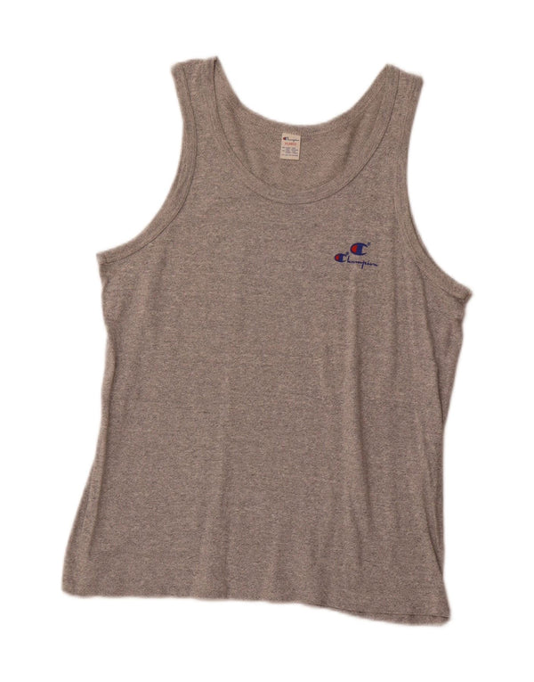 Canotta da donna CHAMPION UK 18 XL Sport in cotone screziato grigio