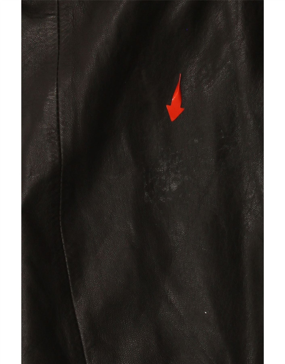 Cappotto in Pelle Donna VINTAGE IT 48 XL Nero