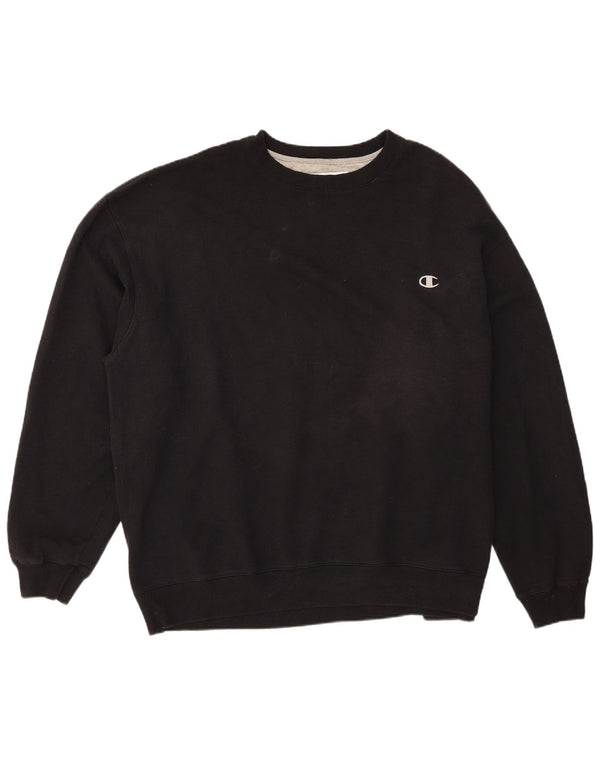 Felpa da uomo Champion Jumper 3XL cotone nero
