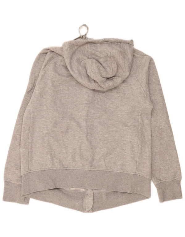 Mountain Warehouse Womens Zip Hoodie Sweater UK 12 Medium Grey Flecked