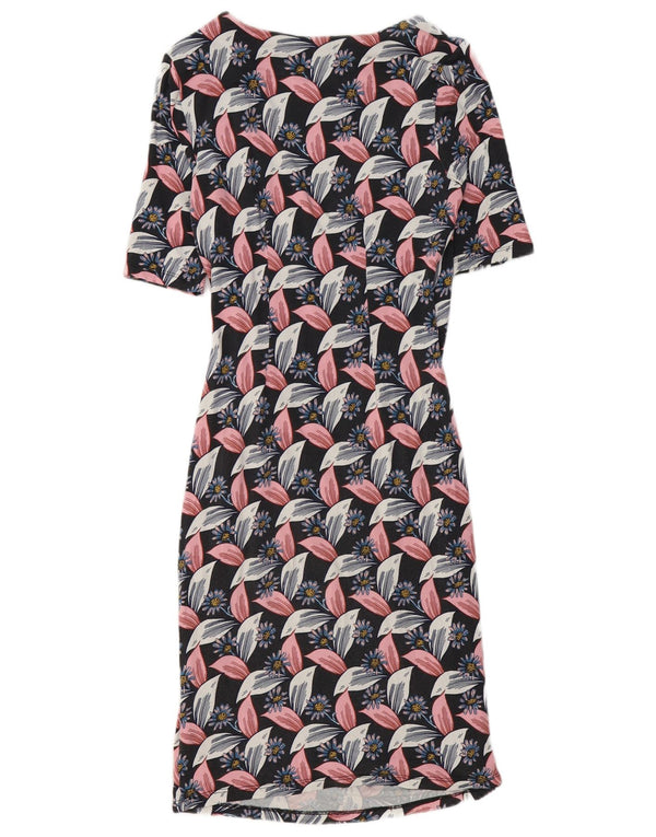 Abito tubino da donna Boden UK 12 Viscosa floreale multicolore media