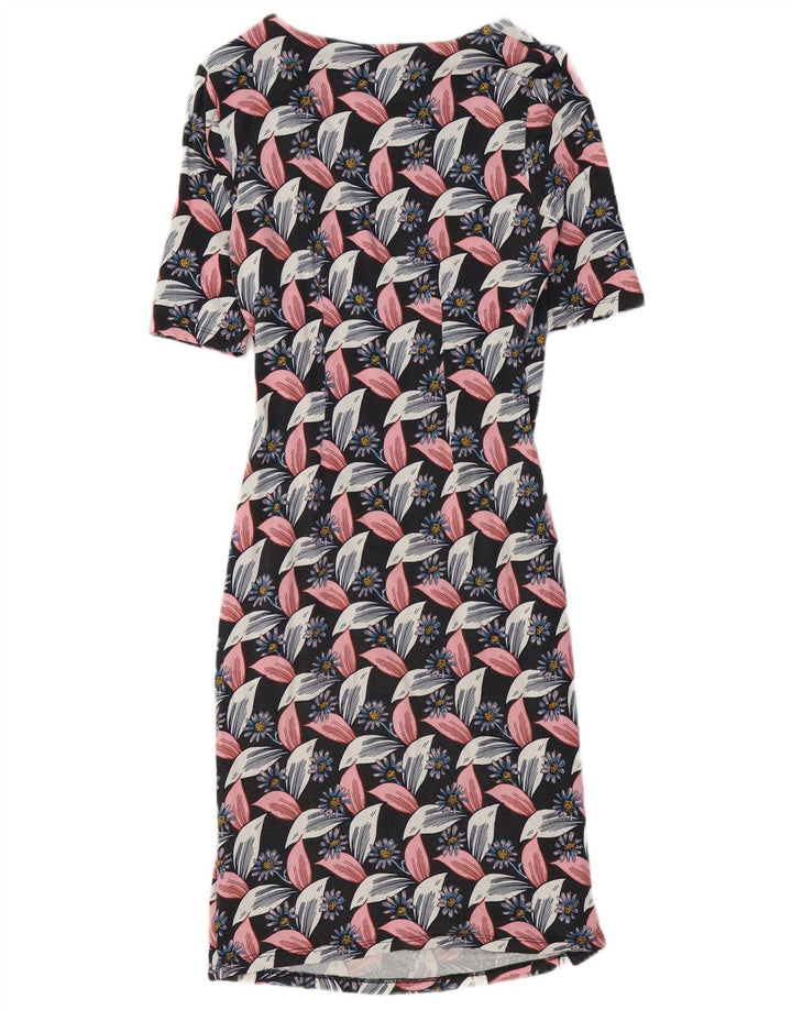 Abito tubino da donna Boden UK 12 Viscosa floreale multicolore media
