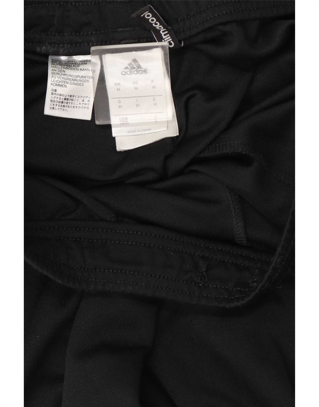 Pantaloni da tuta Adidas Climacool da uomo medio poliestere nero