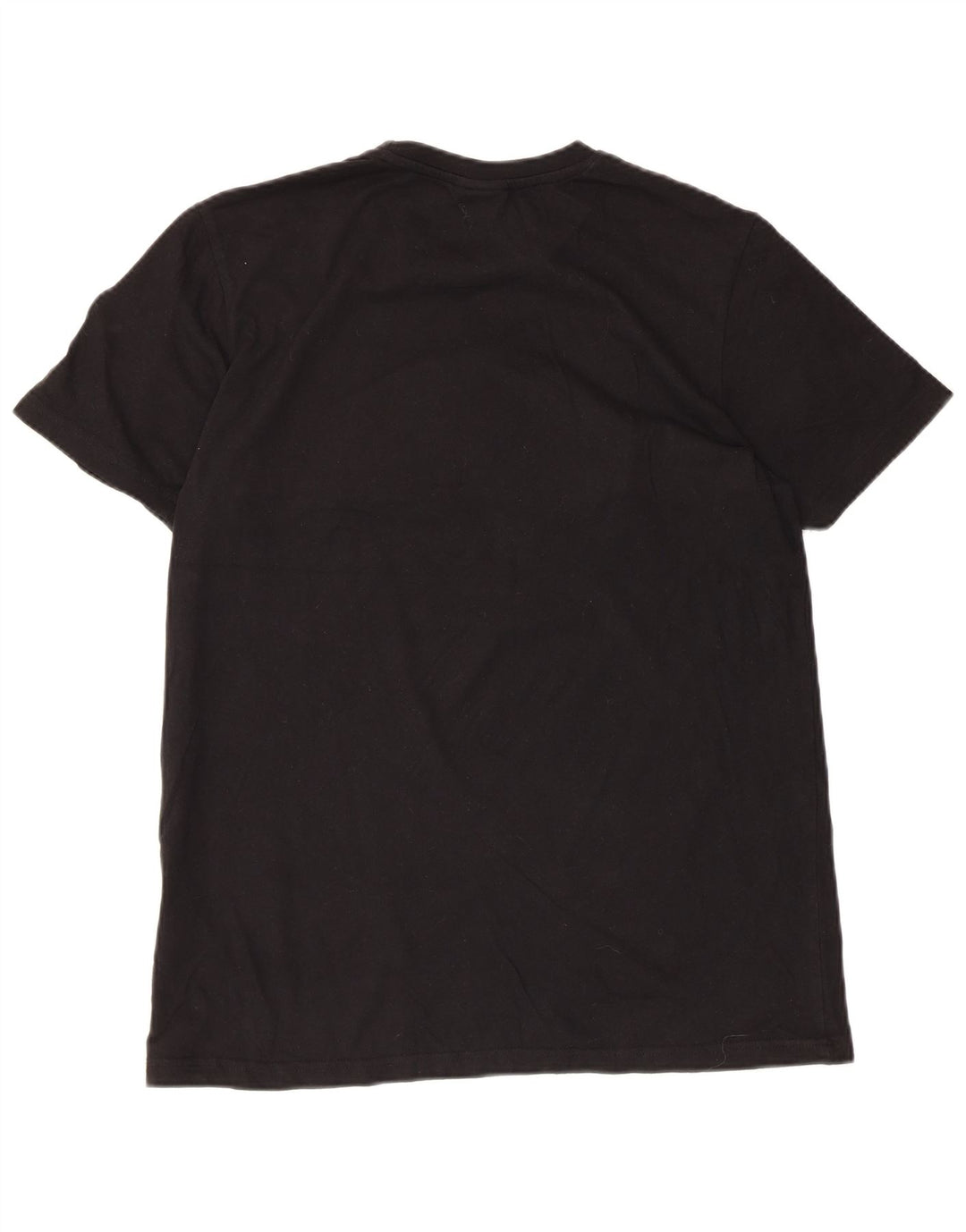 ELLESSE Womens Graphic T-Shirt Top UK 14 Medium Black Cotton