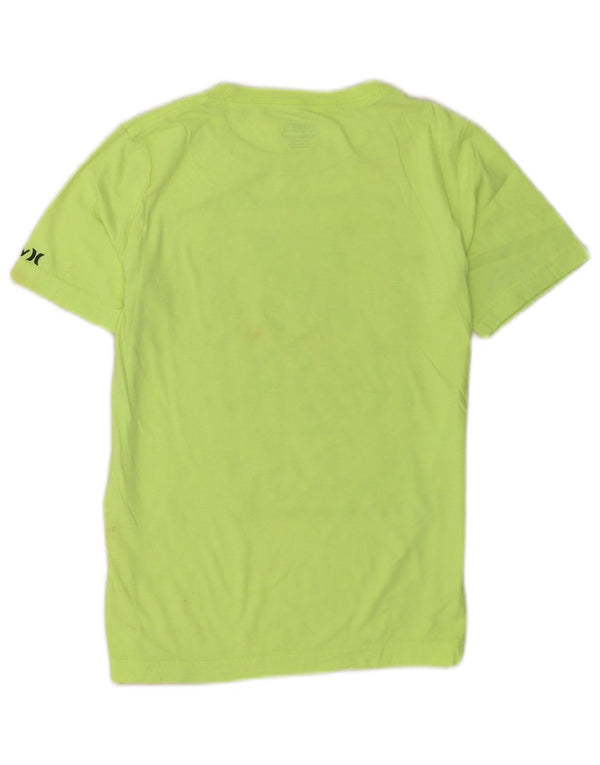 T-shirt grafica per ragazze Hurley Top 10-11 anni Verde medio