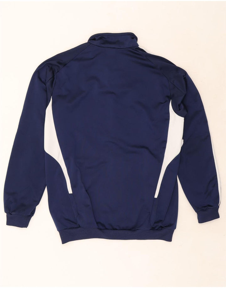 Giacca da tuta da uomo Adidas UK 38/40 Medium Blu Navy Poliestere