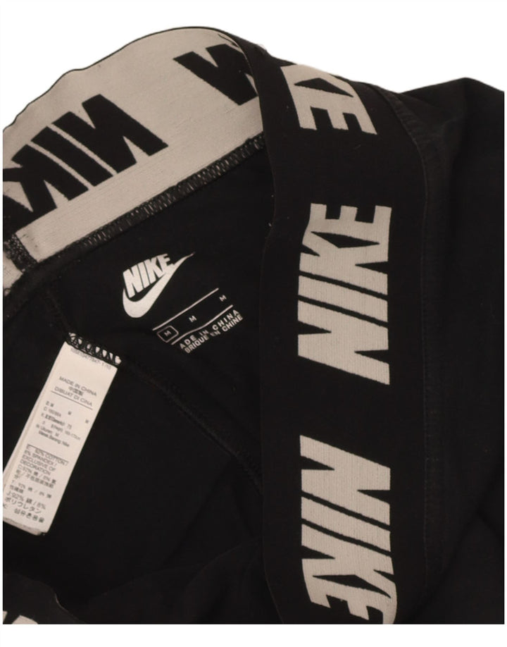 Leggings grafici da donna Nike UK 12 cotone medio nero