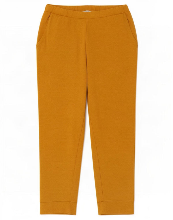 Pantaloni da tuta da donna Zara Joggers UK 14 cotone giallo medio