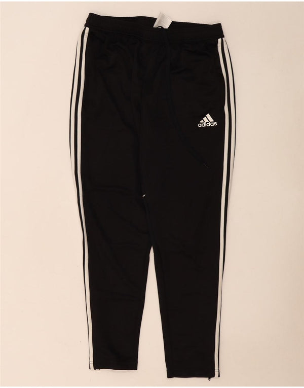 Pantaloni da tuta da uomo Adidas Large neri in poliestere