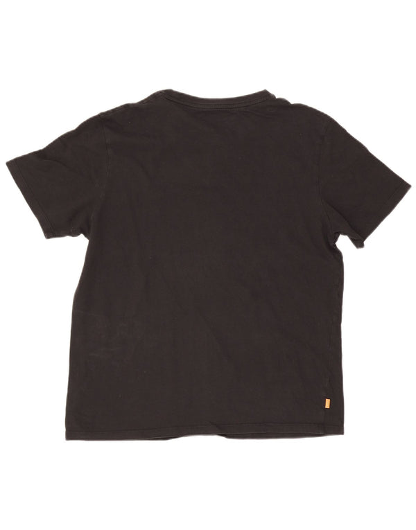 T-shirt Timberland da donna vestibilità regolare XL XL in cotone nero
