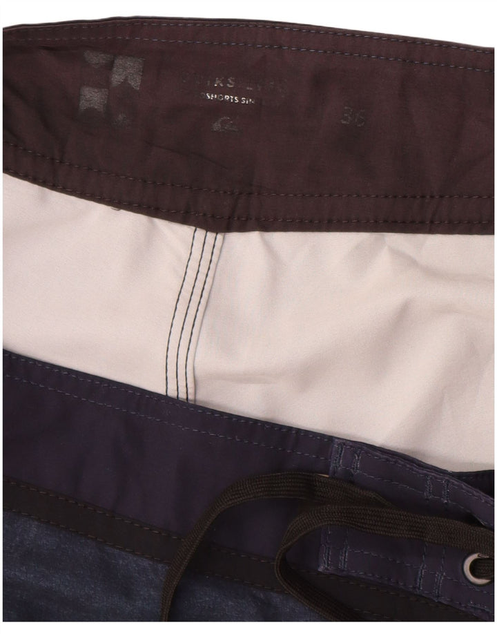 Pantaloncini da bagno grafici da uomo Quiksilver grandi color block multicolore
