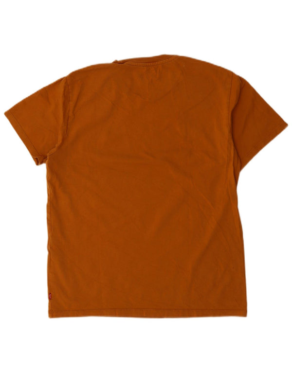 T-shirt grafica da uomo con vestibilità standard Levi's, in cotone marrone medio