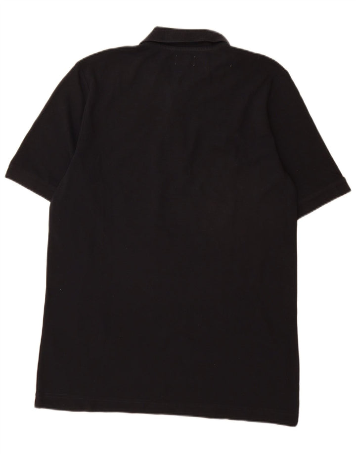 Polo Kappa Uomo Large Nera In Cotone