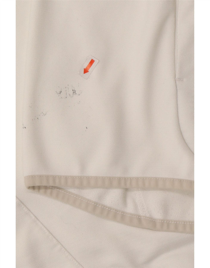 WILSON Mens Tracksuit Top Jacket XL White Colourblock Polyester Vintage Wilson and Second-Hand Wilson from Messina Hembry 