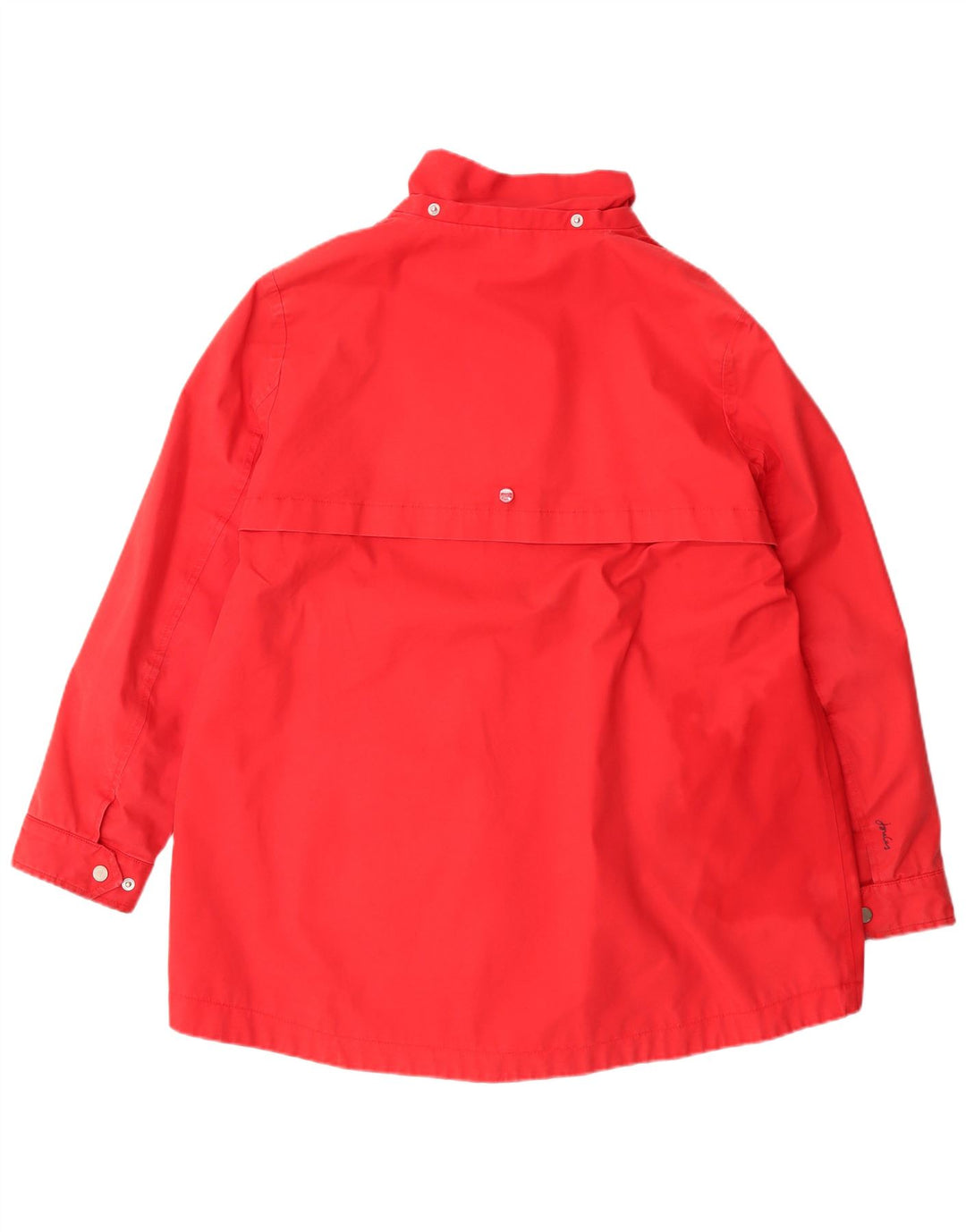 Giacca impermeabile oversize da donna Joules UK 16 grande poliestere rosso