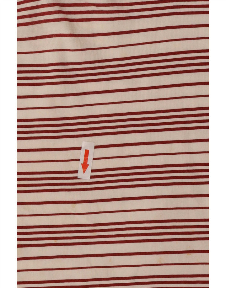 T-shirt donna Sergio Tacchini Top IT 44 Poliestere a righe bianche medie