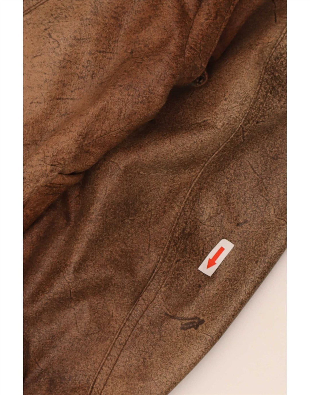 Giacca in pelle da uomo Trapper IT 46 piccola marrone