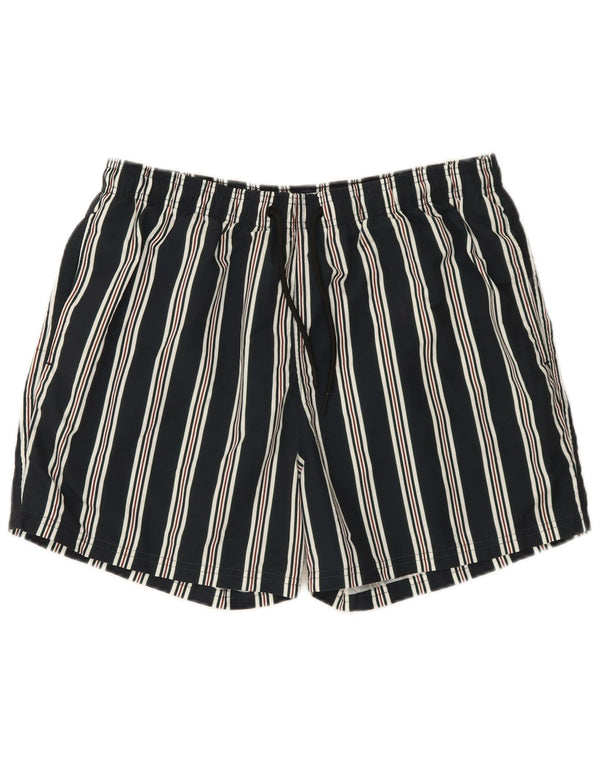Pantaloncini da bagno da uomo Reiss XL poliestere a righe nere