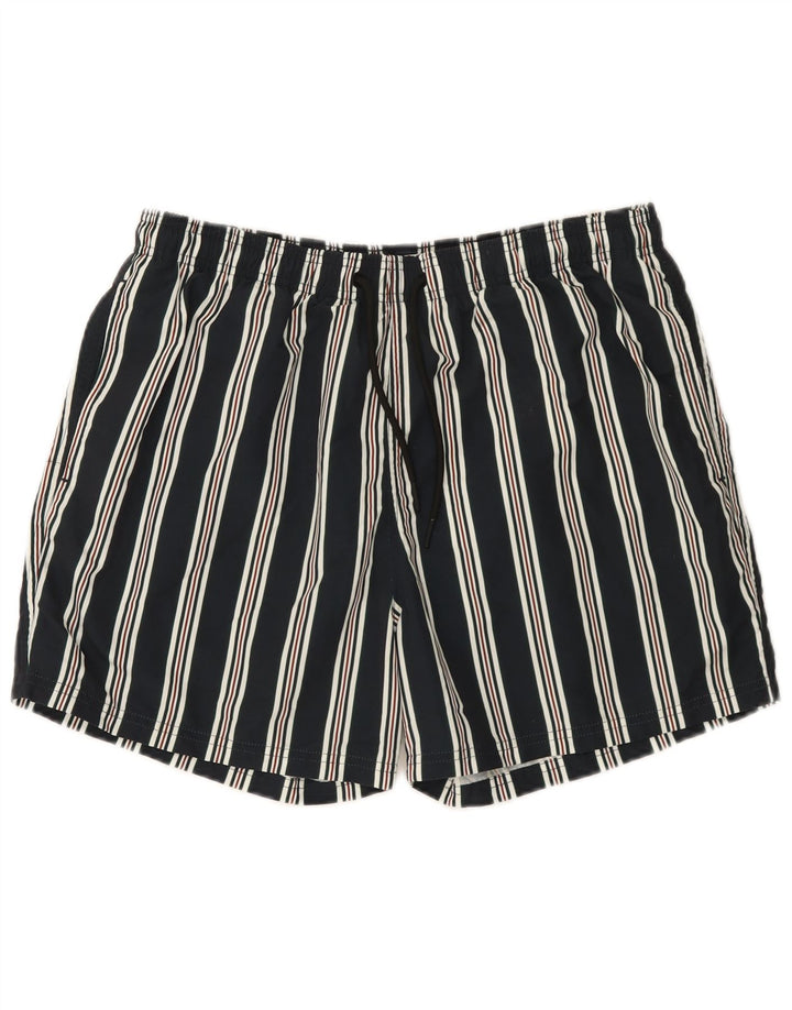 Pantaloncini da bagno da uomo Reiss XL poliestere a righe nere