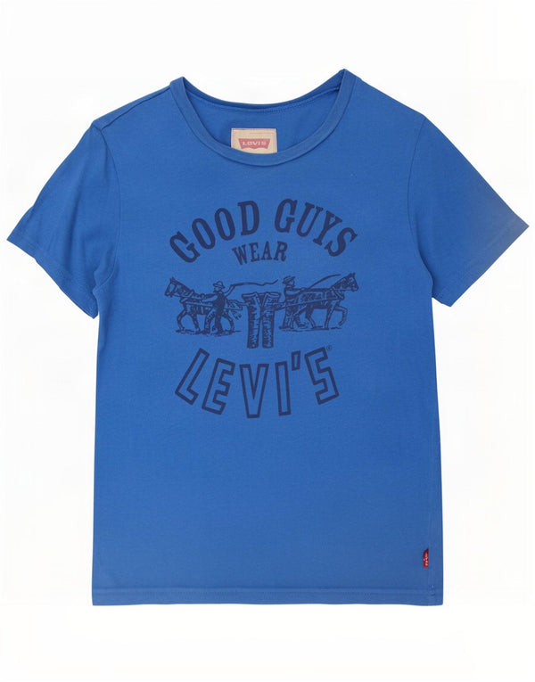 Levi's Boys Graphic T-Shirt Top 9-10 Years Blue