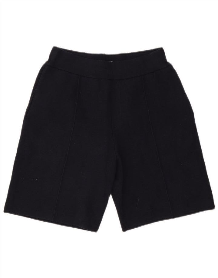 Pantaloncini casual da uomo Zara medi W31 in cotone blu navy