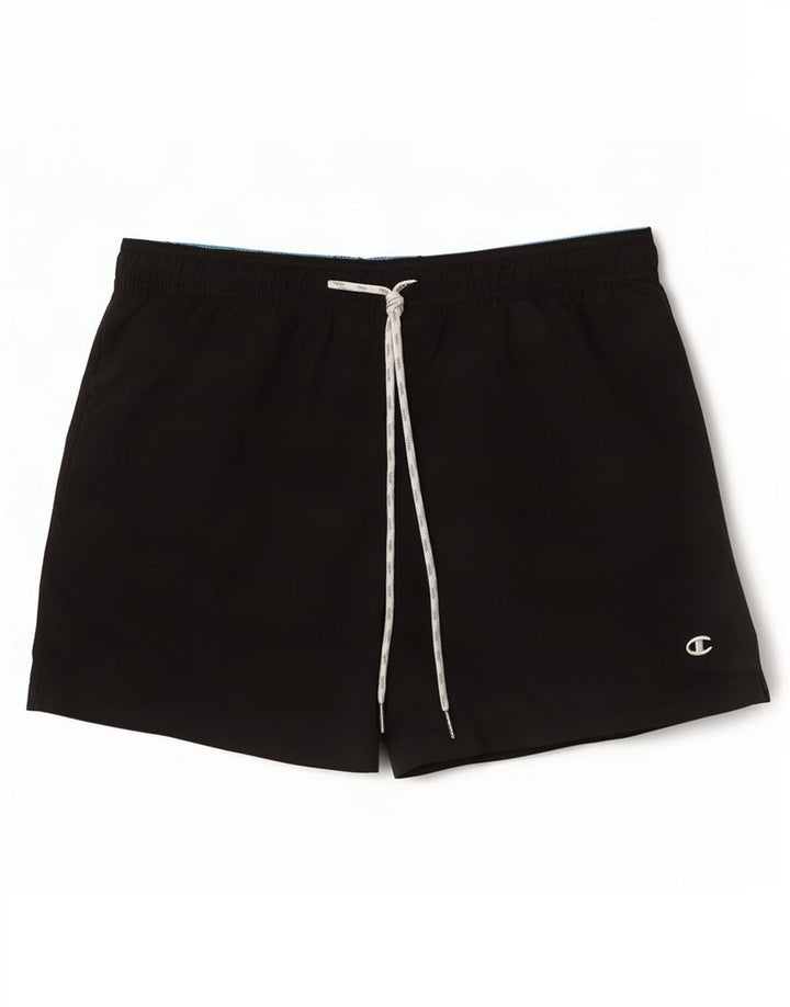 Pantaloncini da bagno da uomo Champion Small neri in poliammide