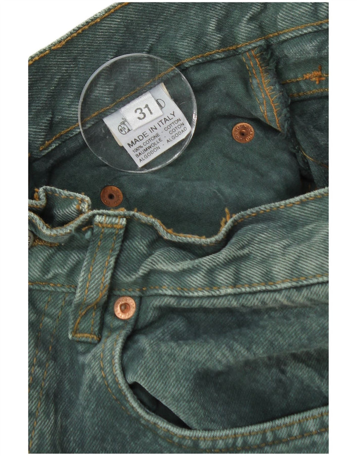EL CHARRO Jeans dritti da donna W31 L31 cotone verde