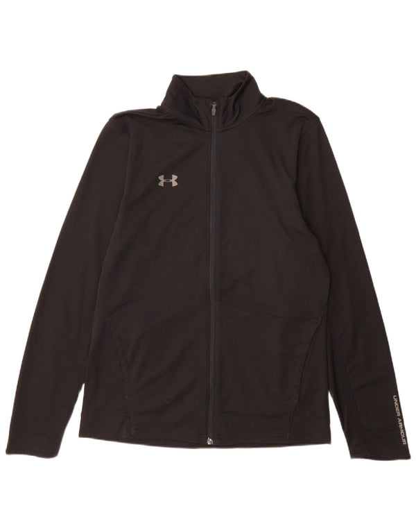 Giacca da tuta da uomo Under Armour in poliestere nero medio