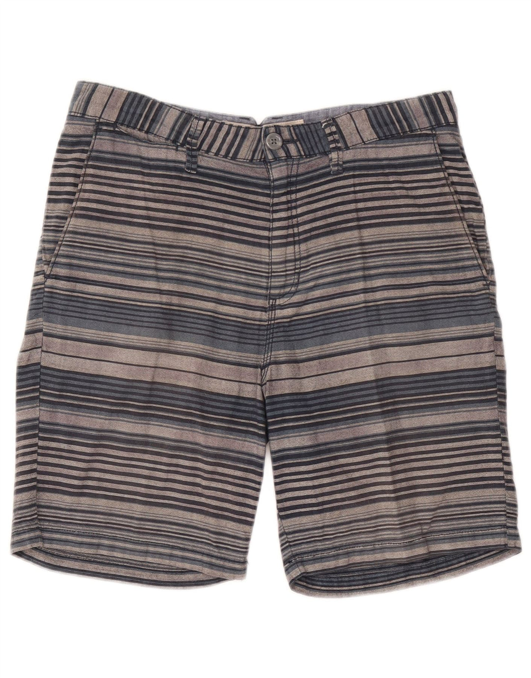 Pantaloncini chino da uomo Vans W32 in cotone a righe grigio medio