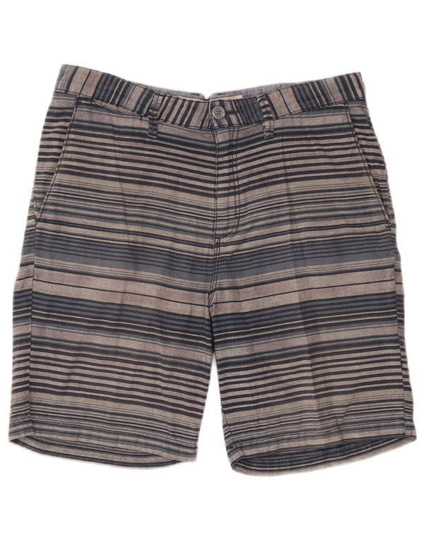 Pantaloncini chino da uomo Vans W32 in cotone a righe grigio medio