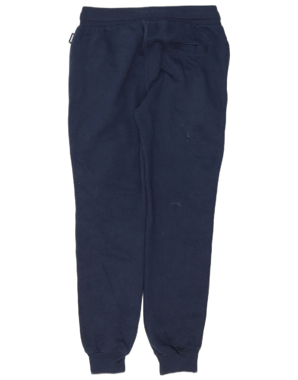 Pantaloni da tuta con grafica da uomo Bench, pantaloni da jogging, cotone medio blu navy