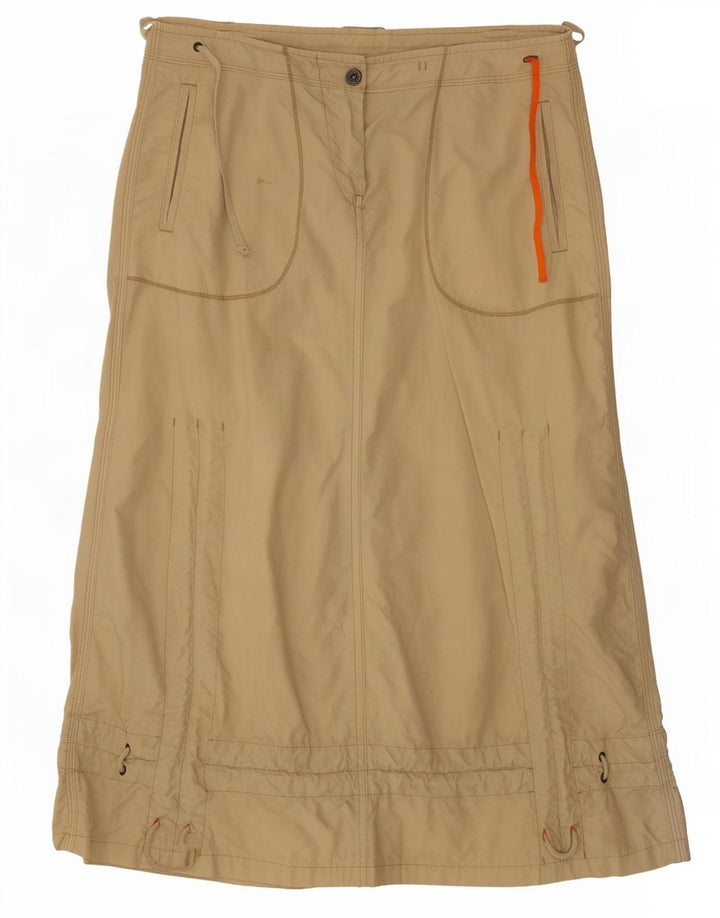 Gonna a trapezio da donna Murphy & Nye W30 cotone beige medio